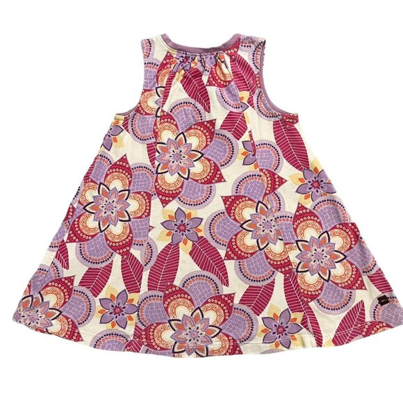 Tea Collection 3T Kalinda Floral Trapeze Dress - Picture 3 of 8